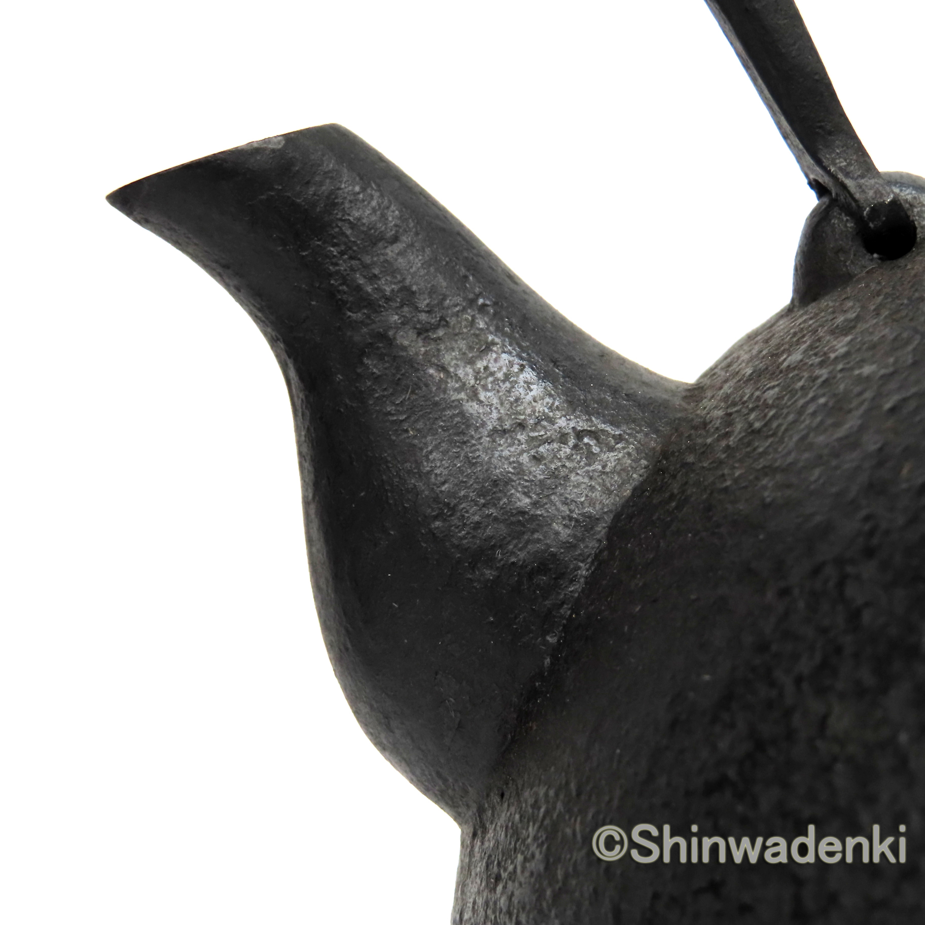 南部鉄器 鉄瓶 布団形かすみ(大・黒仕上げ)