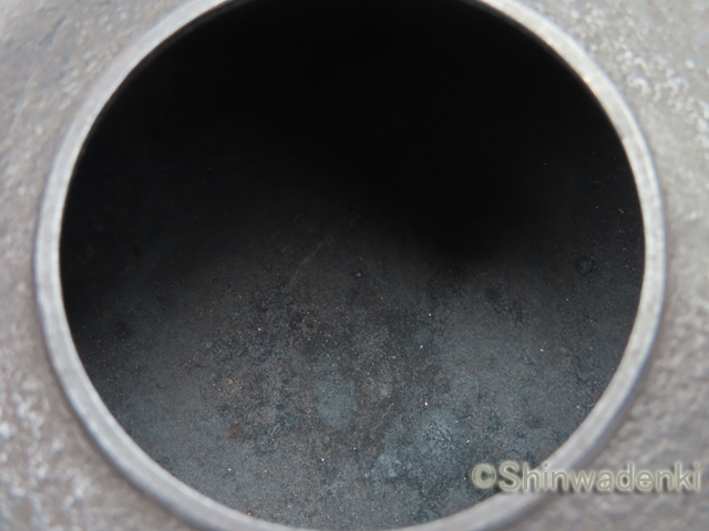 南部鉄器 鉄瓶 布団形かすみ(大・黒仕上げ)