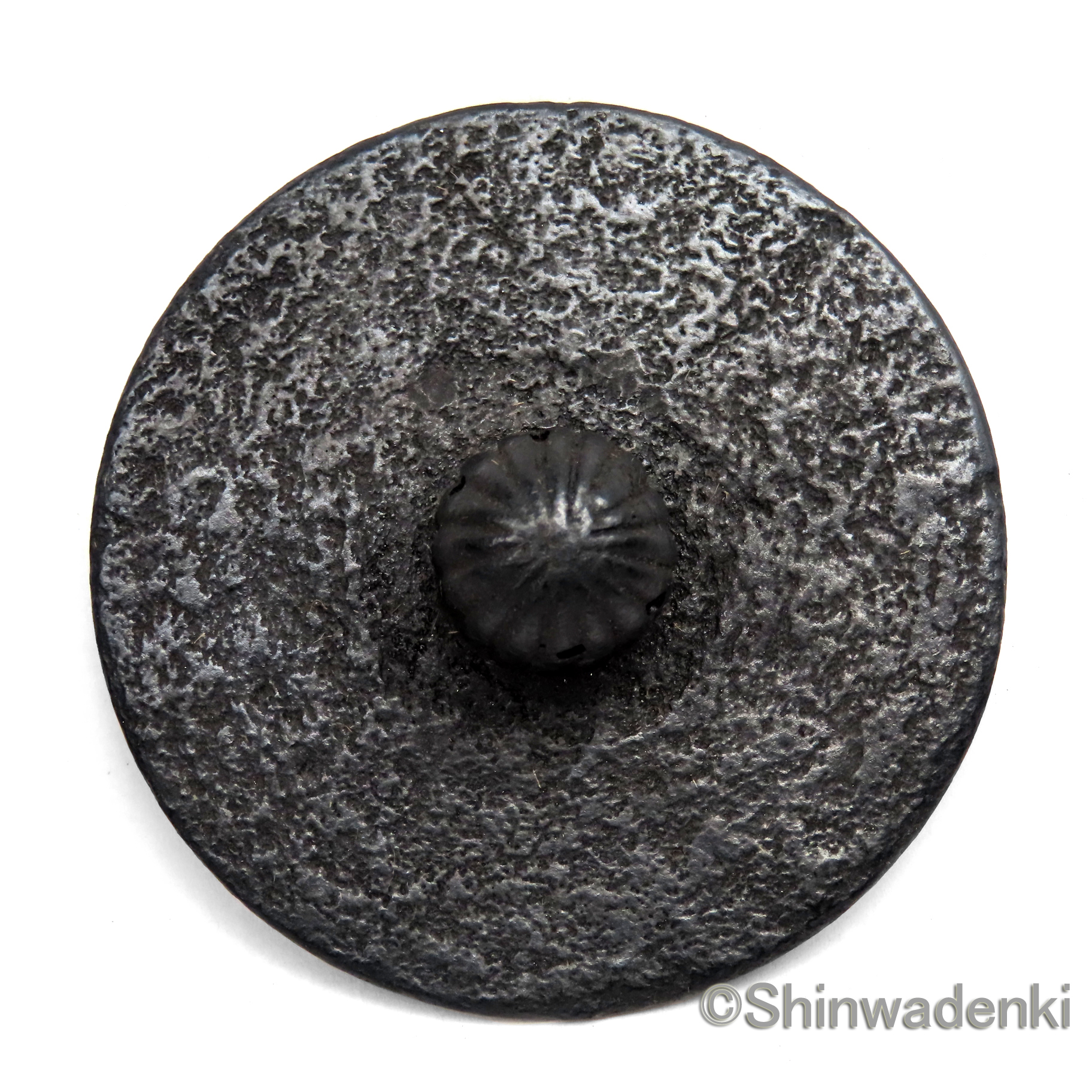 南部鉄器 鉄瓶 布団形かすみ(小・黒仕上げ)