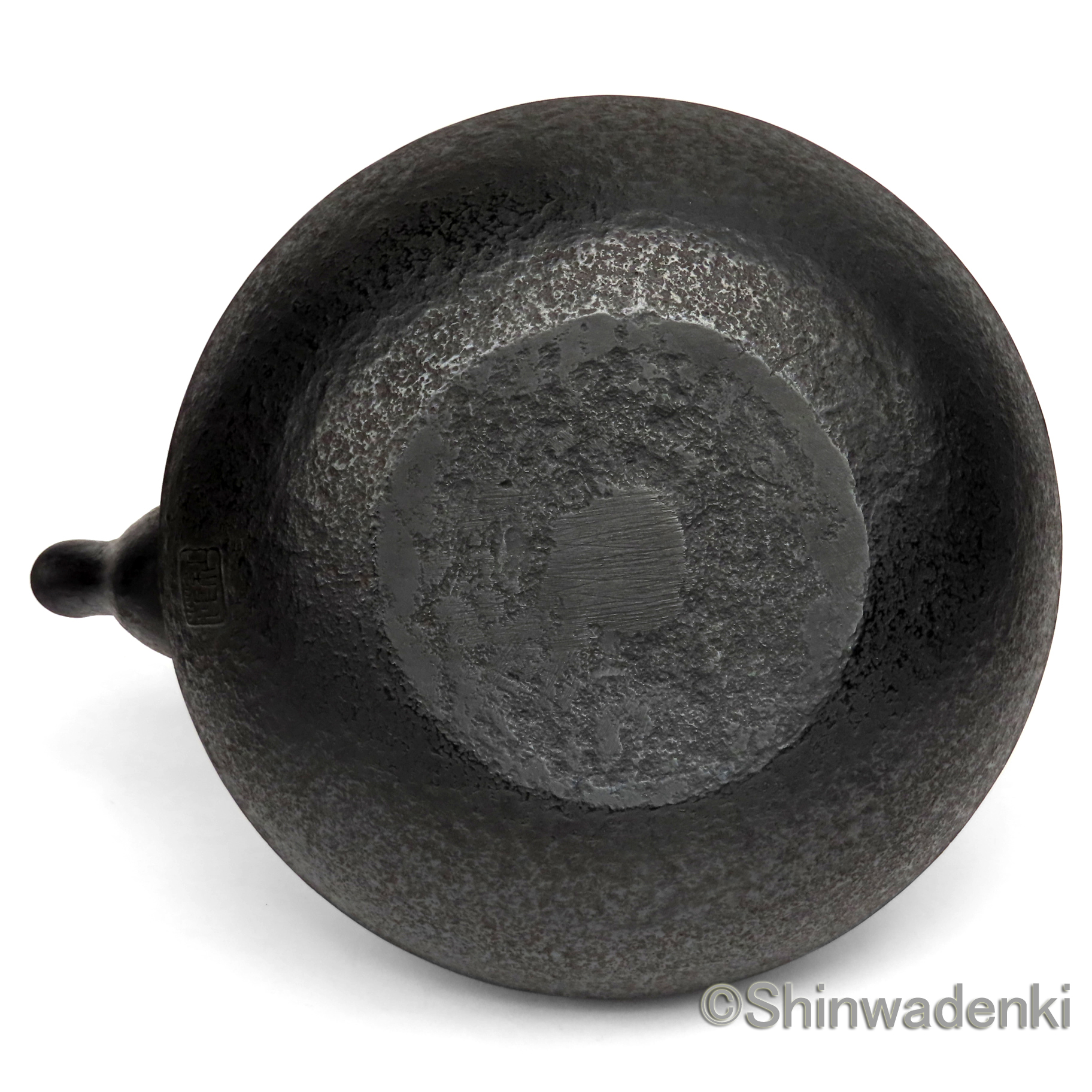 南部鉄器 鉄瓶 布団形かすみ(大・黒仕上げ)