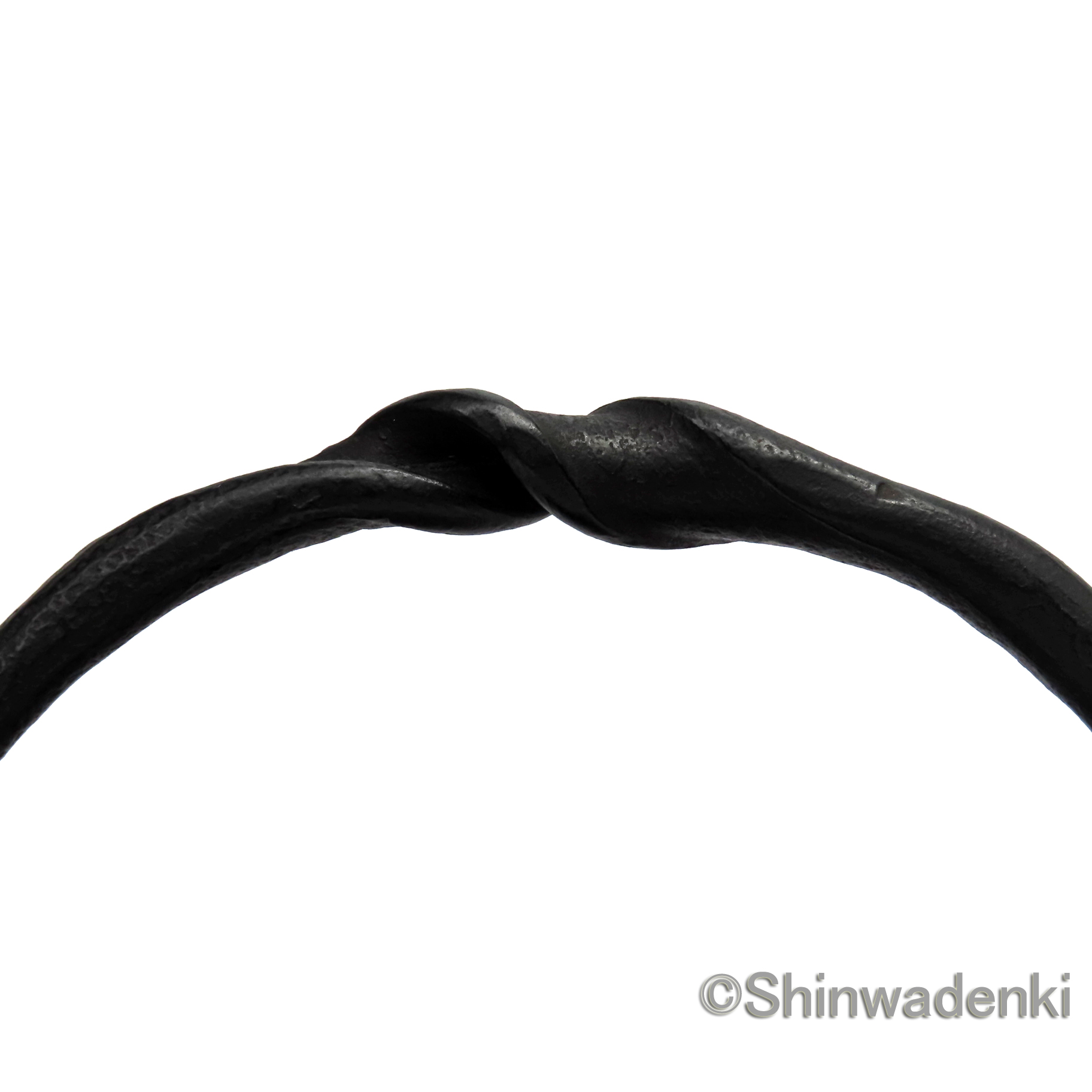 南部鉄器 鉄瓶 布団形環文(大・黒仕上げ)