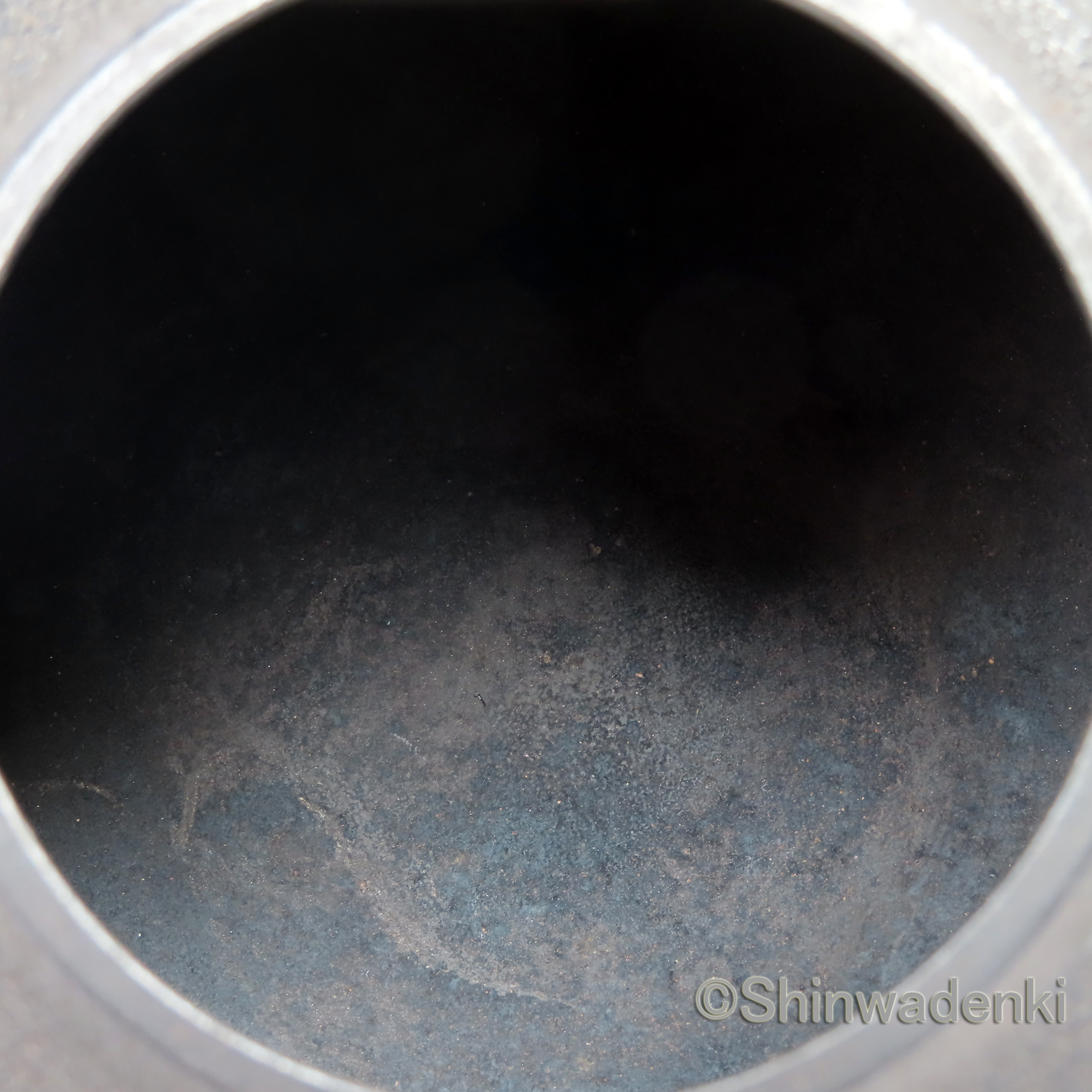 南部鉄器 鉄瓶 布団形環文(大・黒仕上げ)