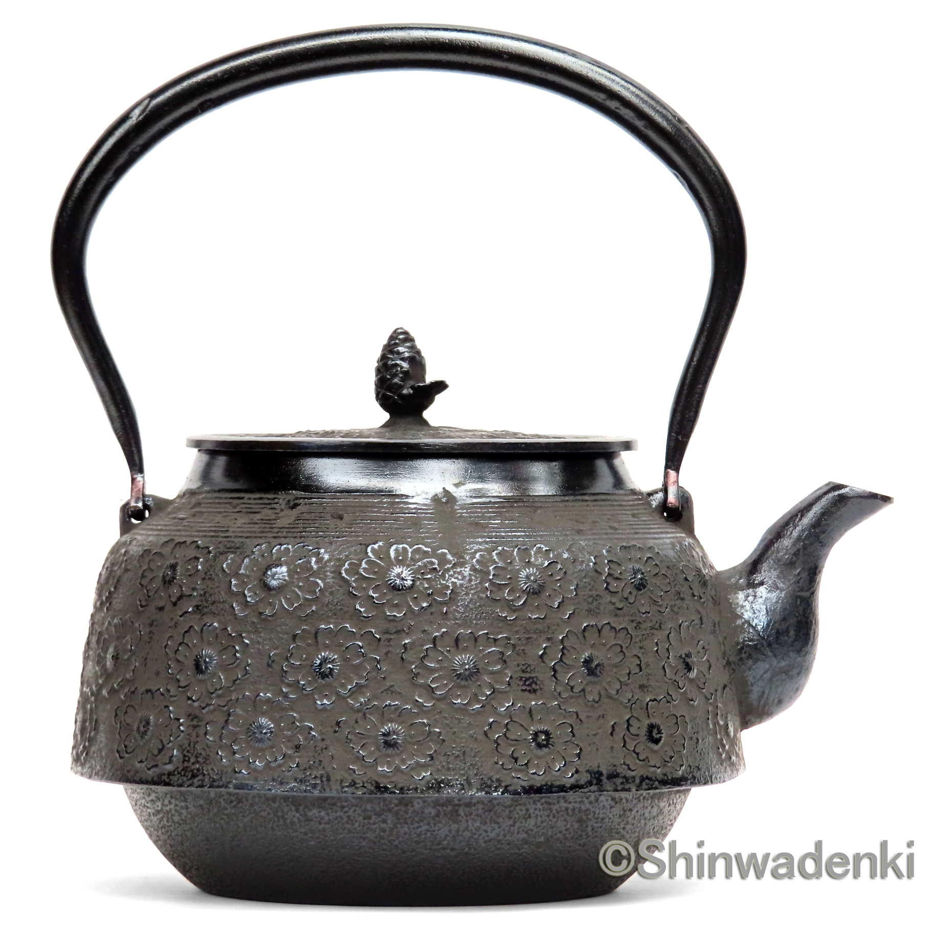 南部鉄器 鉄瓶 大徳寺桜