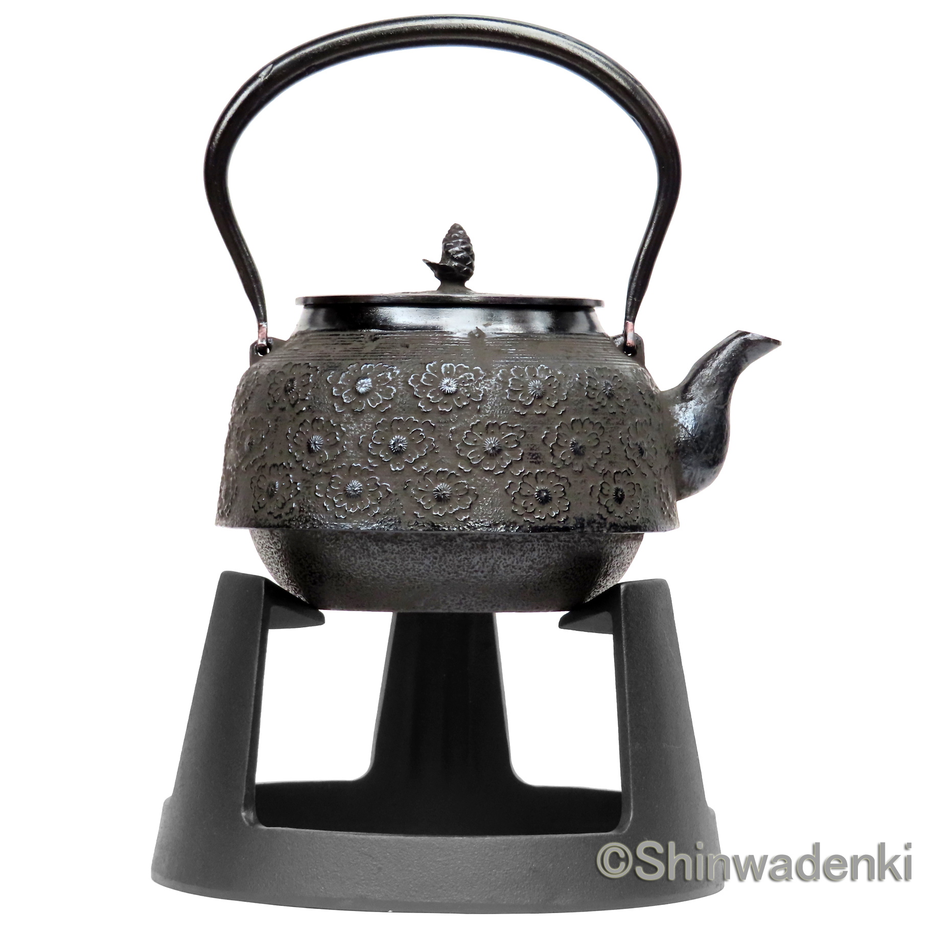 南部鉄器 南部鉄瓶 大徳寺桜
