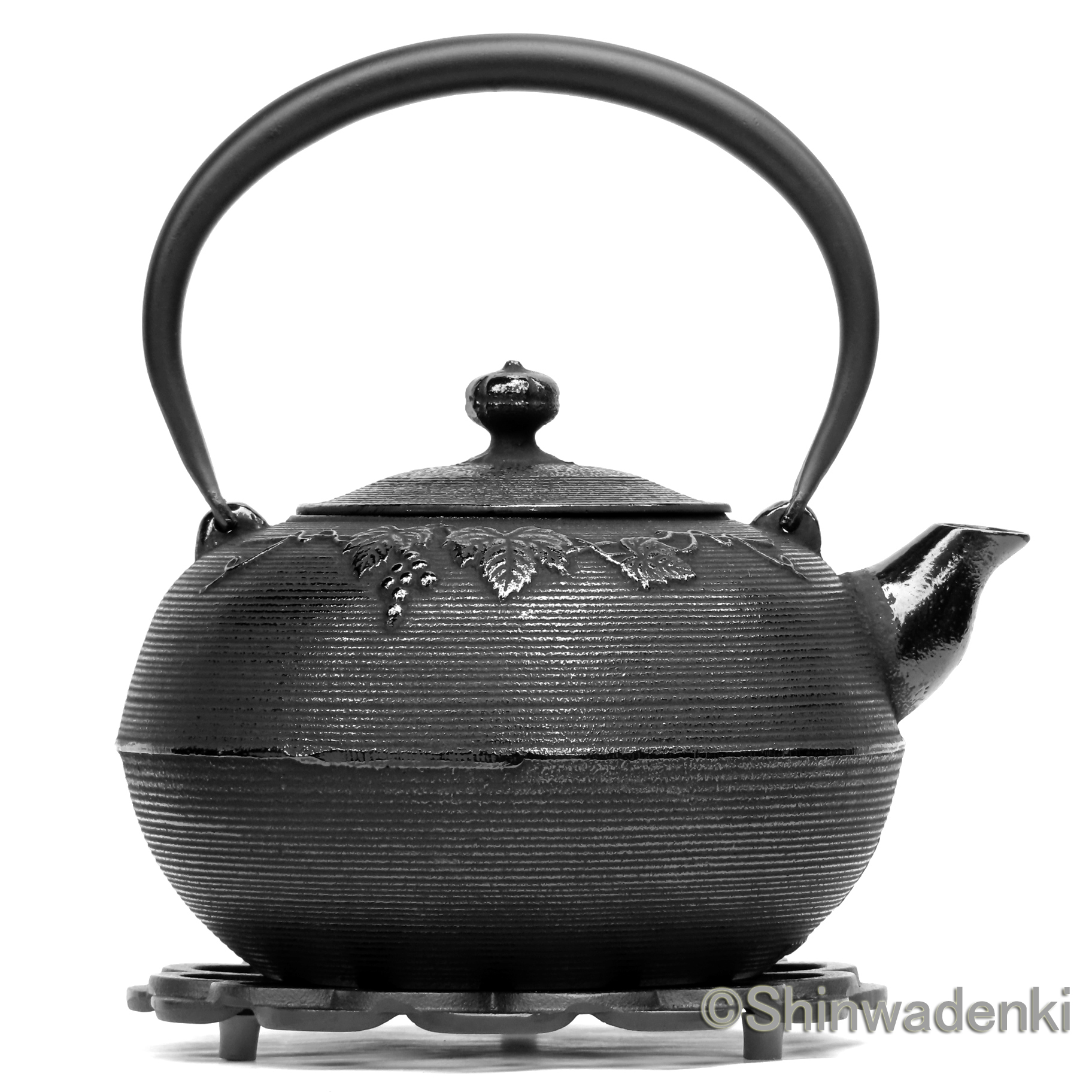 南部鉄器 南部鉄瓶 ブドウ