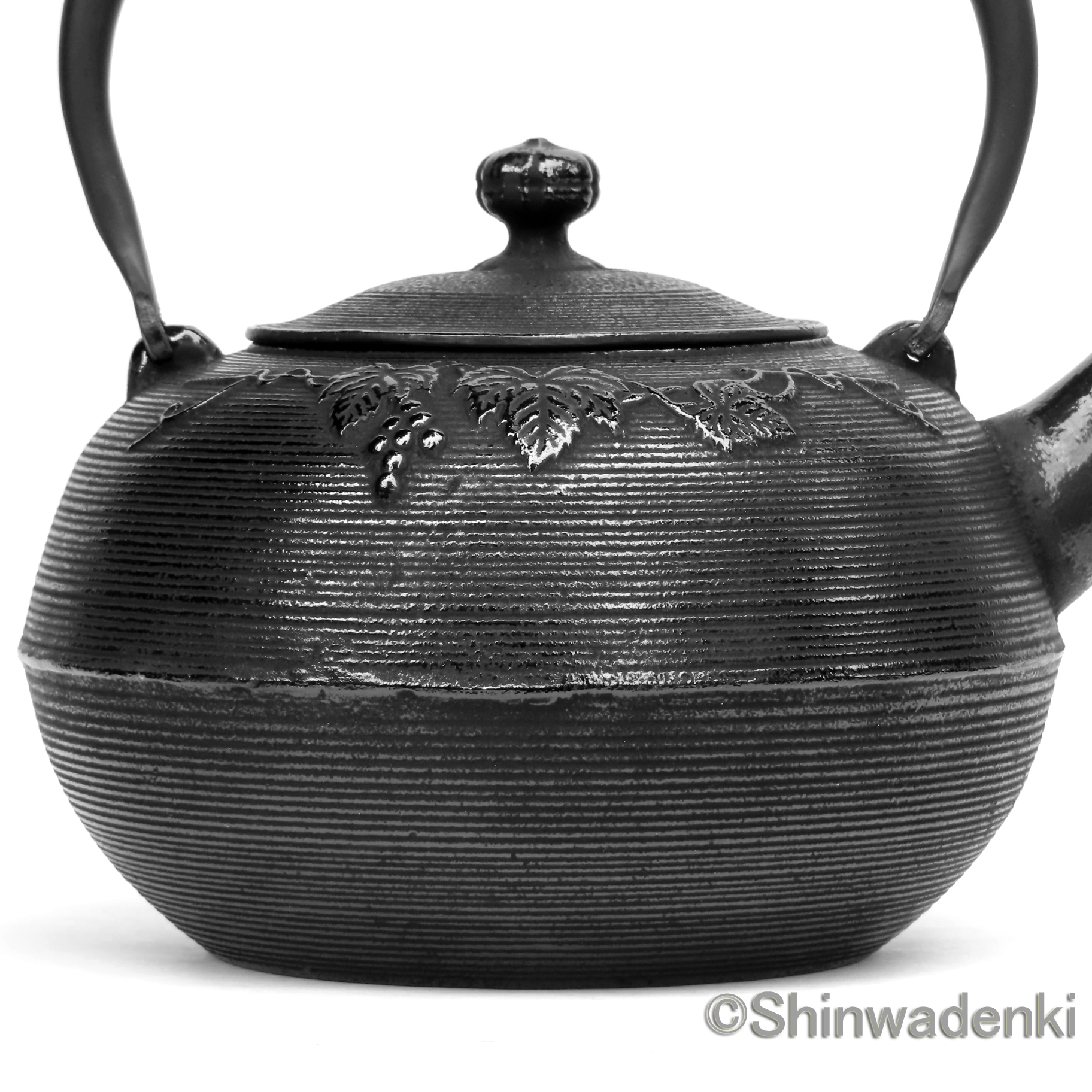 南部鉄器 南部鉄瓶 ブドウ