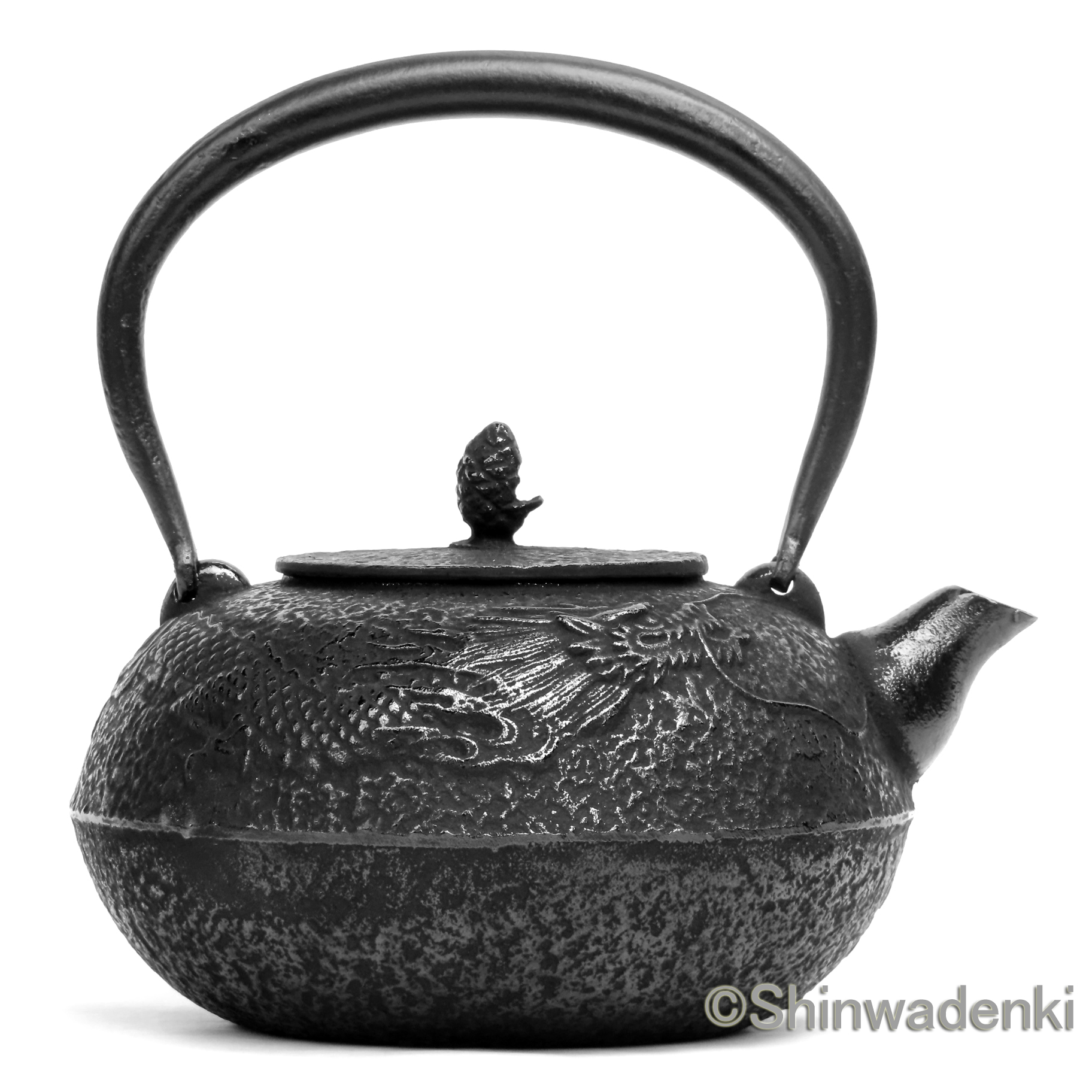 南部鉄器 鉄瓶 雲竜