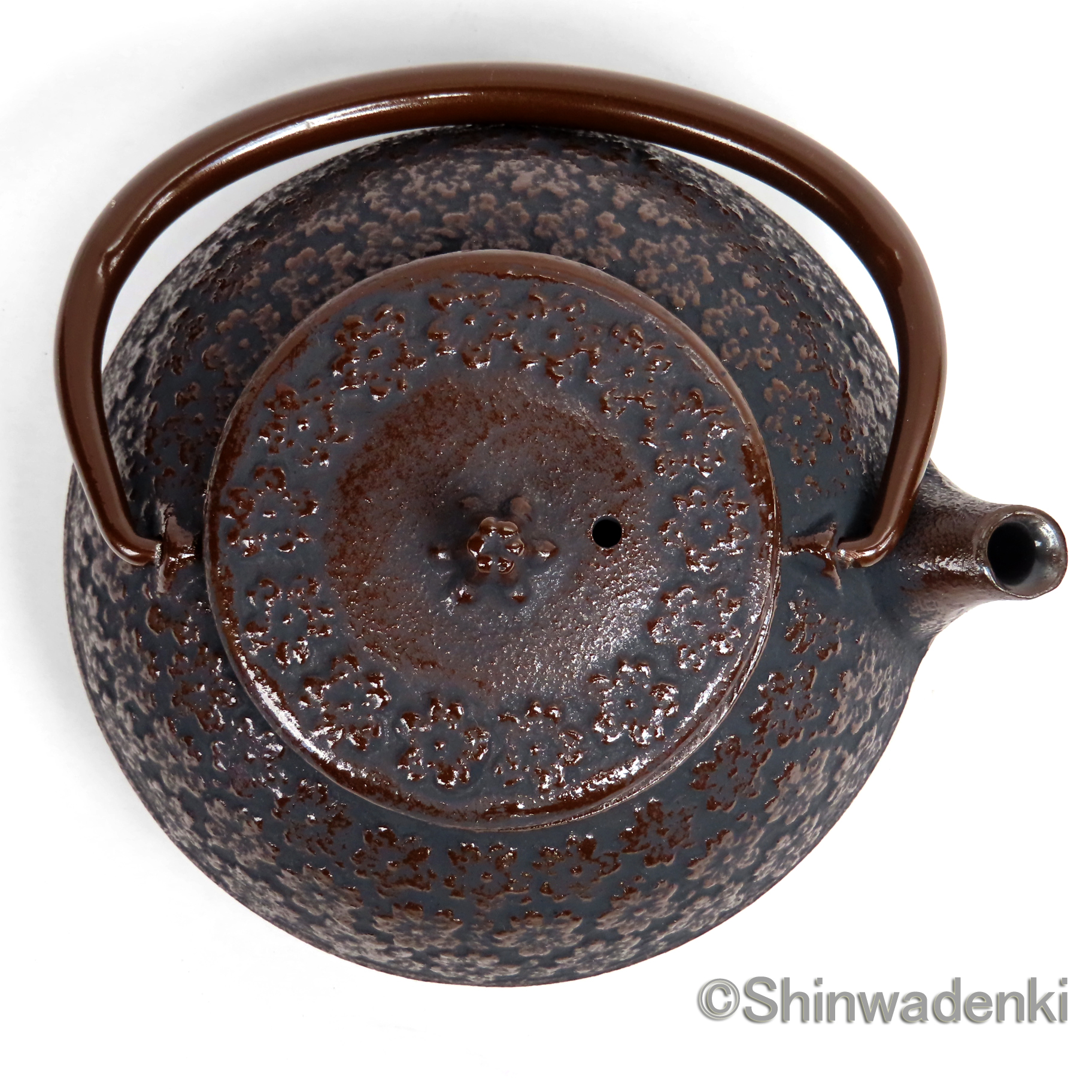 南部鉄器 急須 桜丸形