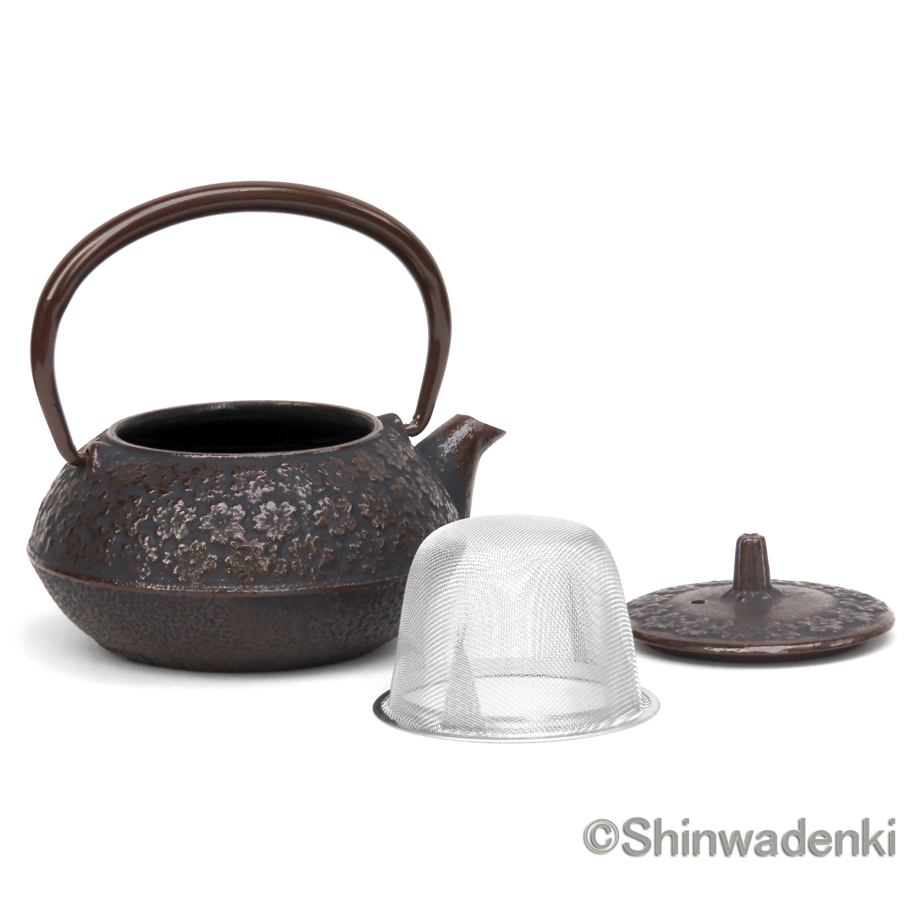 南部鉄器 急須 桜丸型(大)