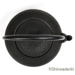 南部鉄器 鉄瓶 清末・清茂作 9型姥口アラレ