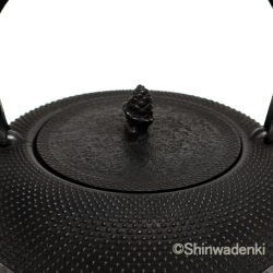 南部鉄器 鉄瓶 清末・清茂作 9型姥口アラレ