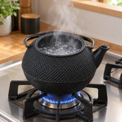 南部鉄器 鉄瓶 7型アラレ