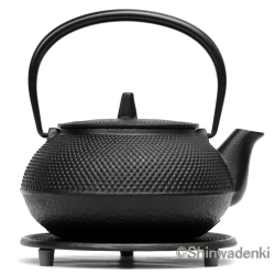 南部鉄器 鉄瓶兼用急須 5型新アラレ