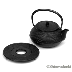 南部鉄器 鉄瓶兼用急須 5型新アラレ