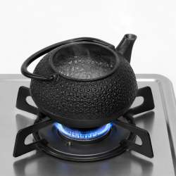 南部鉄器 鉄瓶兼用急須 5型新亀甲