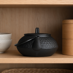 南部鉄器 鉄瓶兼用急須 5型新亀甲