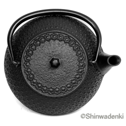 南部鉄器 鉄瓶兼用急須 5型新亀甲