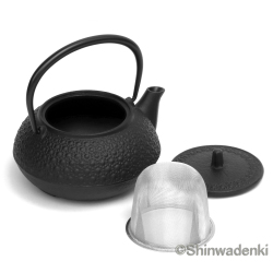南部鉄器 鉄瓶兼用急須 5型新亀甲