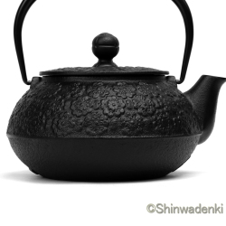 南部鉄器 鉄瓶兼用急須 5型桜