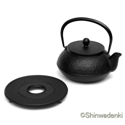 南部鉄器 鉄瓶兼用急須 5型七宝
