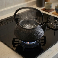 南部鉄器 鉄瓶兼用急須 5型七宝