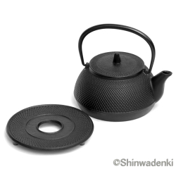 南部鉄器 鉄瓶兼用急須 5型新アラレ