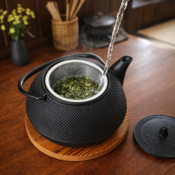南部鉄器 鉄瓶兼用急須 5型新アラレ