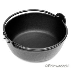 南部鉄器 鉄鍋 ふる里鍋深型16cm