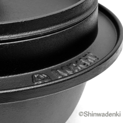 南部鉄器 鉄鍋 ホーロー鍋 ごはん鍋5合炊