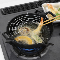 南部鉄器 天ぷら鍋平底25