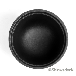 南部鉄器 香炉 花びら（黒）