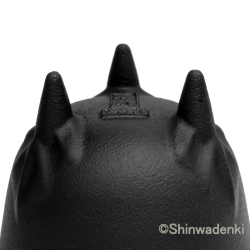 南部鉄器 香炉 花びら（黒）