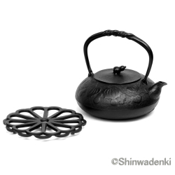 南部鉄器 鉄瓶 瓢