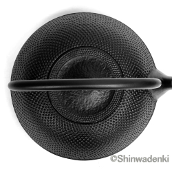 南部鉄器 鉄瓶 平形アラレ