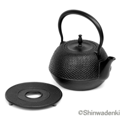 南部鉄器 鉄瓶 丸南部アラレ