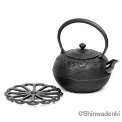 南部鉄器 鉄瓶 葡萄