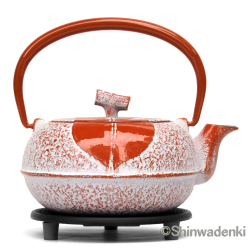 南部鉄器 急須 木の葉