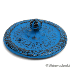 南部鉄器 急須 六角利久 青