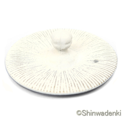 南部鉄器 急須 平丸千筋 金白
