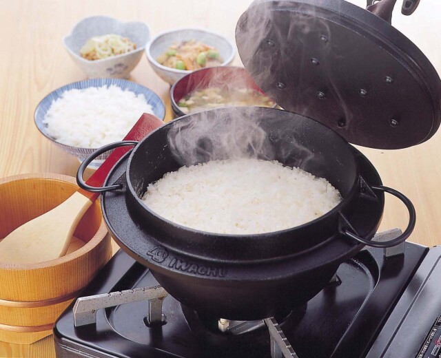 南部鉄器 鉄鍋 ホーロー鍋 ごはん鍋5合炊