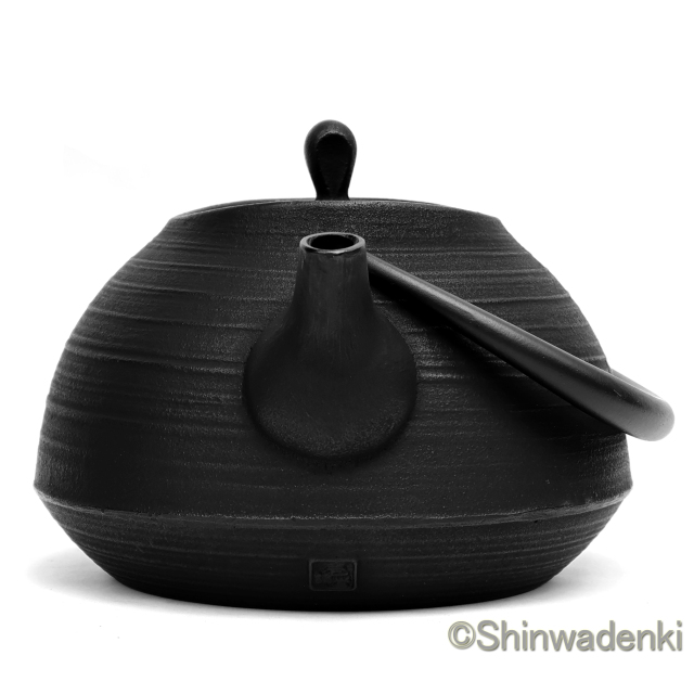 南部鉄器 鉄瓶 刷毛目