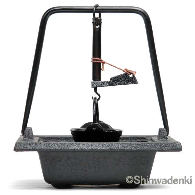 南部鉄器 囲炉裏自在鉤付灰皿