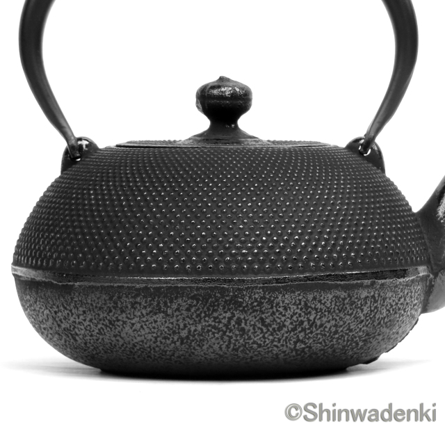 南部鉄器 鉄瓶 姥口アラレ