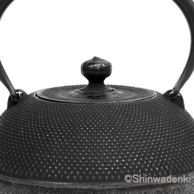 南部鉄器 鉄瓶 姥口アラレ